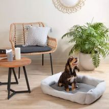 Rechteckiges Hundebett Graphène L70 cm Grau