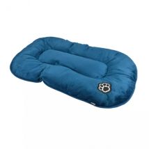 Wendbare Hundematratze Patchy L77 cm Blau/Schwarz