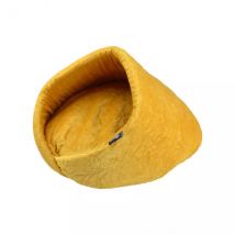 Niche d'intérieur pour chat Boho D50 cm Moutarde