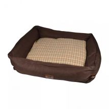 Panier rectangle pour chat et chien Héritage L75 cm Noisette