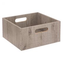 Opbergbox (31 x 31 x 15 cm) Mano Grijs