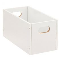 Aufbewahrungsbox (15 x 31 x 15 cm) Mano Weiß