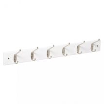 Wandkapstok 6 haken Elena Wit