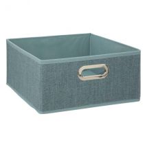 Opbergbox ( 31 x 15 cm) Helena Gemeleerd petrol blauw