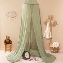tenda zanzariera garza di cotone bambino Lili Verde