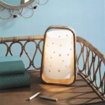 Lampe à poser enfant (H26.5 cm) Etoile Blanche