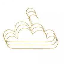 Set van 3 kledinghangers Cloud Goud