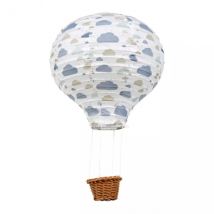Suspension Montgolfière papier (D 30 cm) Brume Multicolore