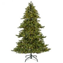 Künstlicher Weihnachtsbaum mit Beleuchtung für draußen Yukon H300 cm Tannengrün