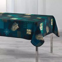Tafelkleed rechthoekig (L240 cm) Oreane Eendblauw