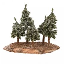 Sapin artificiel de table (H25 cm) En forêt Vert
