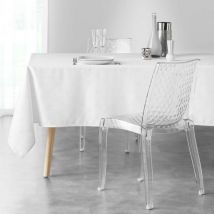 Tischdecke rechteckig (L300 cm) Etoiles Weiß