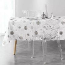 Tischdecke rechteckig (L240 cm) Enchanté Weiß