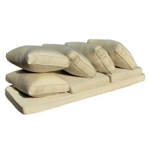 Vervangende kussens voor loungeset Calvi 5 zitplaatsen - Beige