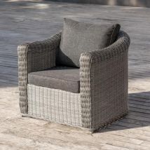 Fauteuil de jardin Calvi - Gris