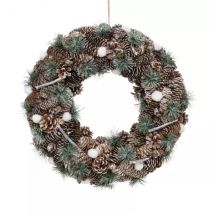 Versierde kerstkrans Naturalia