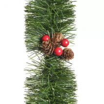 Guirlande de sapin (270 cm) Baies Rouge