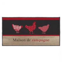 Tapis multi-usage (50 x 120 cm) Maison de campagne Rouge