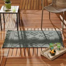 Tapis de salon coton (60 x 90 cm) Cilaos Vert kaki