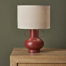 Lampe à poser en métal (H33 cm) Amphore Terracotta
