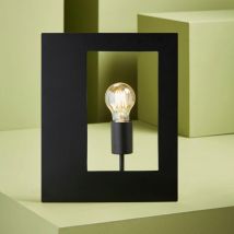 Lampe à poser design métal (H33,5 cm) Cuadro Noir