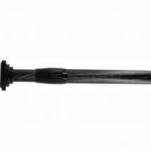 Tringle autobloquante extensible (L70 - L120 cm/ D22 mm) Carré Noir