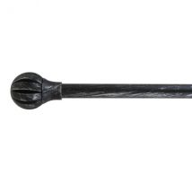 Set bastone per tenda allungabile (L120 - L210 cm / D19 mm) Touch of zen Nero