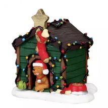 Accessoire Lemax beschmückte Hundehütte