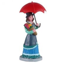Personages Lemax De dame met de paraplu