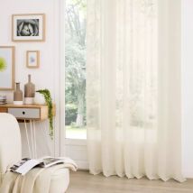 Voilage oeillets (140 x 260 cm) Etamine Lin