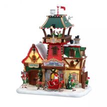 Beleuchtetes Weihnachtsdorf Lemax Northpole Kontrollturm