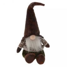Gnomo Cristi Marrone H50 cm