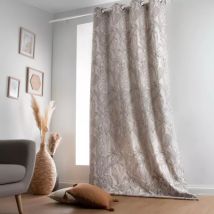 Rideau oeillets (140 x 260 cm) Kerala Beige