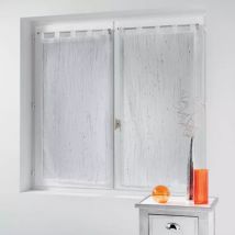 Coppia di tende trasparenti (45 x 160 cm) Filiane Bianco