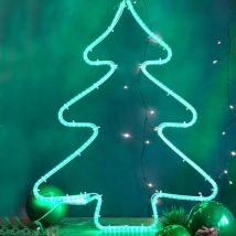 Sapin de Noël lumineux 192 LED Néon Vert
