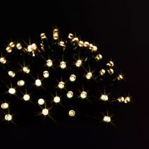 Ghirlanda di luci Solare 10 m Bianco caldo 100 LED