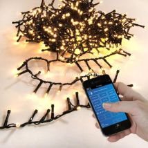 Bluetooth Lichterkette 8 m Warmweiß 400 LEDs