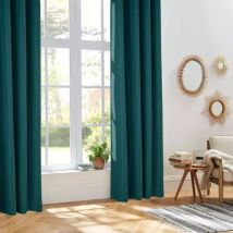 Rideau occultant isolant (140 x 260 cm) Isa Bleu canard