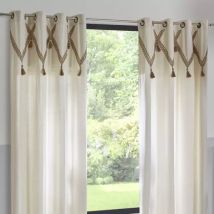 Rideau coton (140 X 260 cm) Carmen Beige