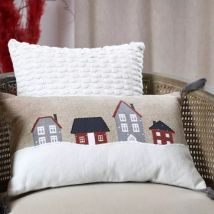 Sierkussen rechthoekig katoen (50 cm) Cornouailles Beige
