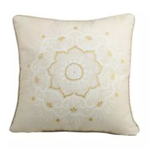 Kussenhoes (40 cm) Mandalas Ecru