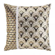 Housse de coussin carrée coton (60 cm) Carat Or