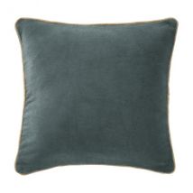 Kussen vierkant fluweel katoen (45 cm) César Leigrijs
