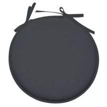 Cuscino per sedia rotondo Nelson Grigio antracite