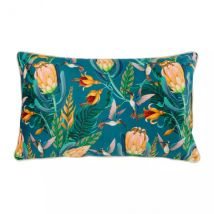 Housse de coussin rectangulaire (30 x 50 cm) Jungle Verte