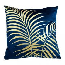 Quadratischer Kissenbezug (40 cm) Palm Bleue