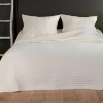 Couvre-lit et taies d'oreiller (250 x 260 cm) Riviera Beige