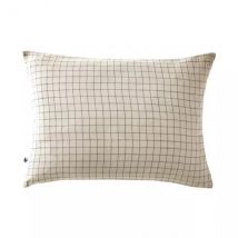 Federa rettangolare garza di cotone (70 cm) Gaïa Mix Beige pampa
