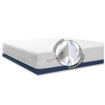 Housse de matelas intégrale anti-punaises de lit (140 x 190 cm) Ombeline Blanche