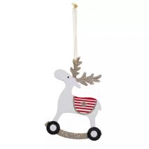 Rentier Anhänger A bascule Weiß